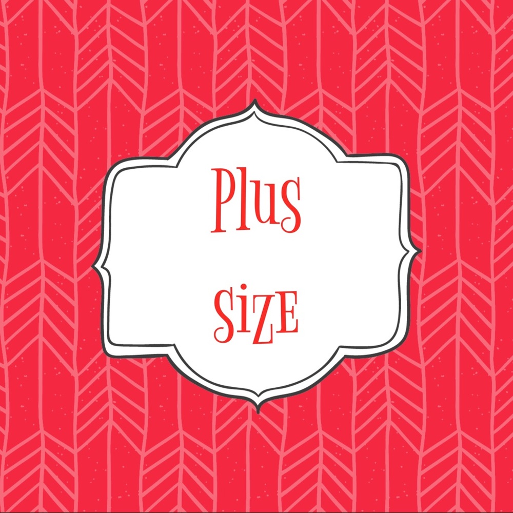 Plus sizes available